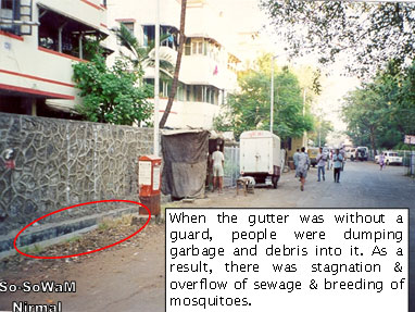 before the gutter guards